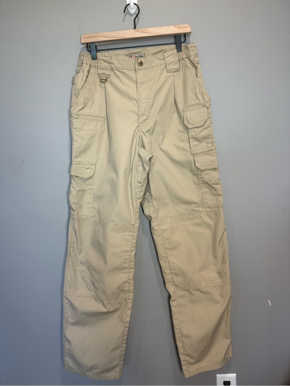 5.11 Tactical Cargo Pants Khaki Ripstop Utility Work Hiking 32x33